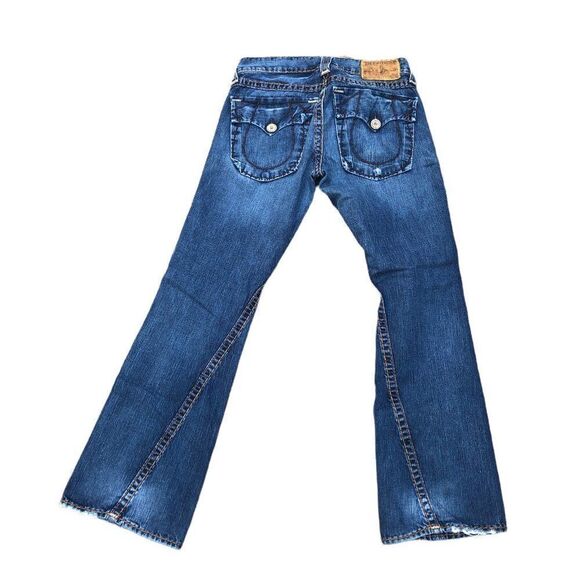 Vintage True Religion Jeans Size 32 JOEY SUPER T Blue - Picture 3 of 9